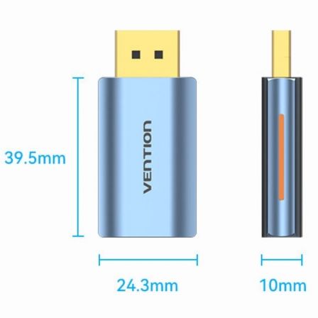 Vention Adaptador DisplayPort Macho a HDMI Hembra 8K HFM0
